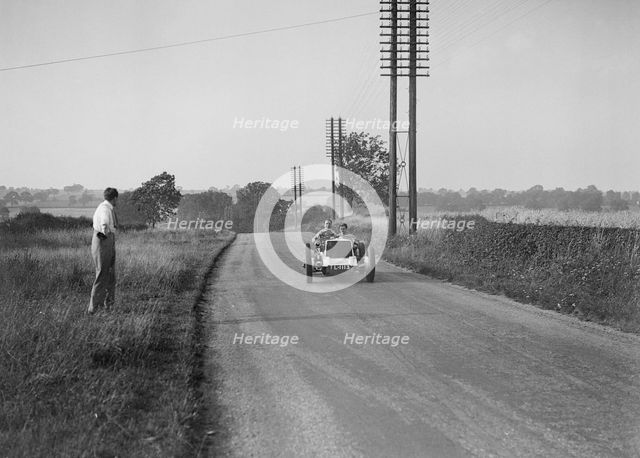 Road testing Raymond Mays' Vauxhall-Villiers, c1930s. Artist: Bill Brunell.