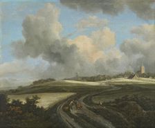 Road through Fields of Corn near the Zuider Zee, 1660. Creator: Jacob van Ruisdael