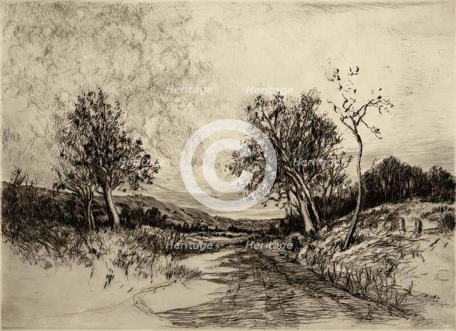 Road To The Ranch, 1900-1924. Creator: Wilson Eugene Silsby.