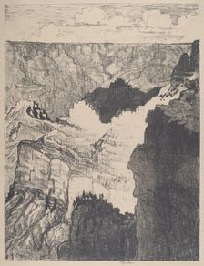 Road to the White City, No.I, 1912. Creator: Joseph Pennell