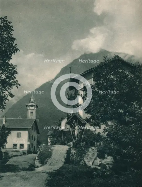 Road to Tyrol Castle, Merano, South Tyrol, Italy, 1927. Artist: Eugen Poppel.