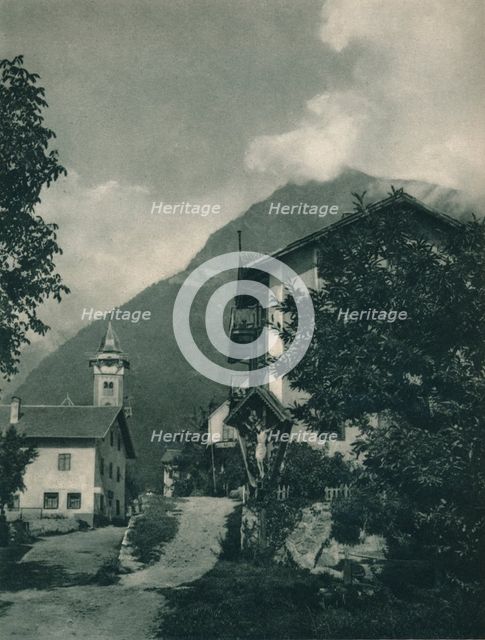 Road to Tyrol Castle, Merano, South Tyrol, Italy, 1927. Artist: Eugen Poppel.