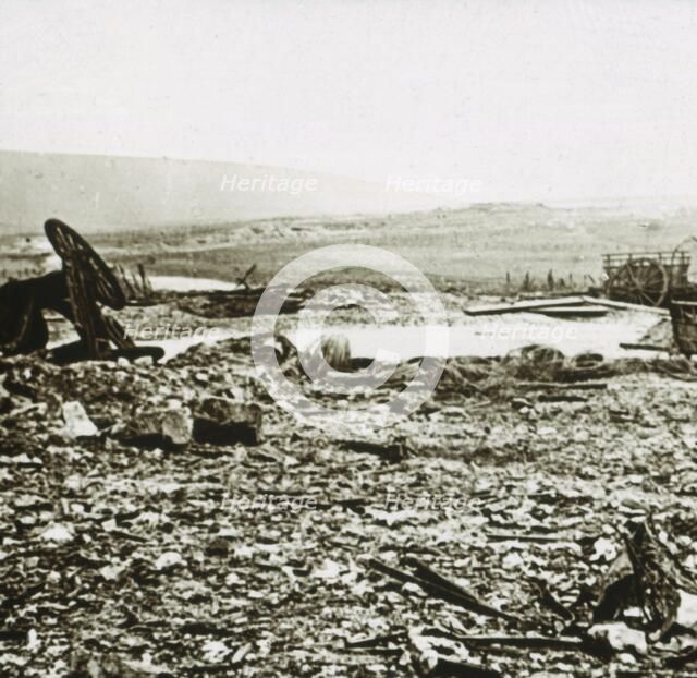 Road to Verdun, northern France, c1914-c1918. Artist: Unknown.
