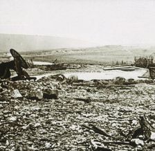 Road to Verdun, northern France, c1914-c1918
