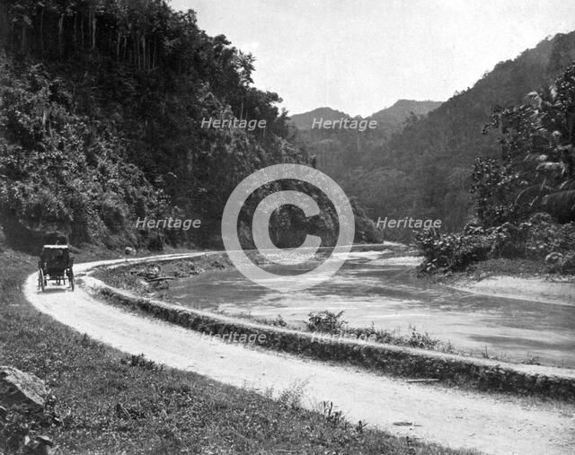 Road to Bog Walk, Jamaica, c1905.Artist: Adolphe Duperly & Son