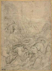 Road to Cavalry, c.1585. Creator: Leandro Bassano
