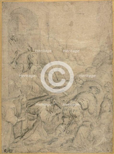 Road to Cavalry, c.1585. Creator: Leandro Bassano.