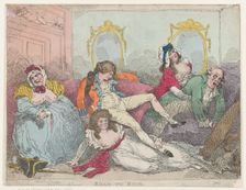 Road to Ruin, 1785., 1785. Creator: Thomas Rowlandson