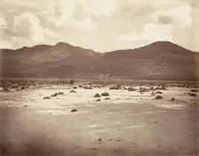 Road View to Sutro Tunnel, 1875, printed ca. 1876. Creator: Carleton Emmons Watkins