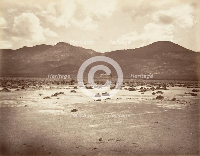 Road View to Sutro Tunnel, 1875, printed ca. 1876. Creator: Carleton Emmons Watkins.