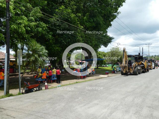 Road works in Costa Rica 2018. Creator: Unknown.