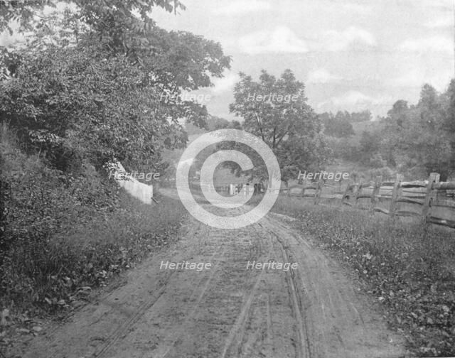 Road Alongside the Brandywine, Pennsylvania, USA, c1900.  Creator: Unknown.