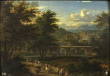Road along a river, between 1674 and 1717. Creator: Adriaen Frans Boudewyns