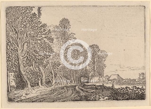 Road at the Edge of the Forest, 1621. Creator: Willem Pietersz. Buytewech.