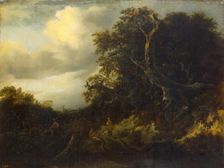 Road at the Edge of the Forest, 1647. Creator: Jacob van Ruisdael