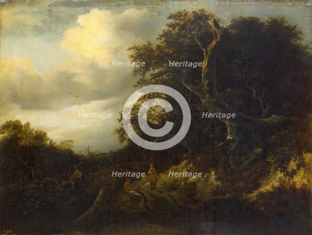 Road at the Edge of the Forest, 1647. Creator: Jacob van Ruisdael.