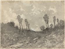Road at Hérisson, 1911. Creator: Henri-Joseph Harpignies