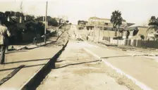 Road construction on Ourimbah Road, Mosman, 1930s. Creator: Unknown