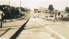 Road construction on Ourimbah Road, Mosman, 1930s. Creator: Unknown