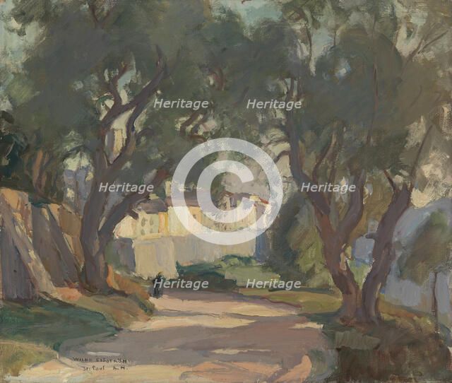 Road from the South of France, 1925. Creator: Vilho Sjöström.