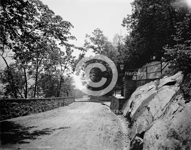 Road from the station, U.S. Military Academy, between 1900 and 1906. Creator: William H. Jackson.