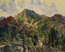 Road in the Cuyamacas, ca. 1933-1934. Creator: Charles Reiffel