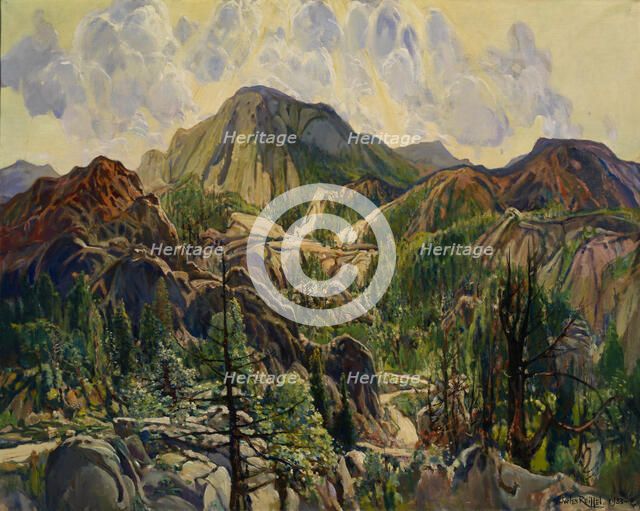 Road in the Cuyamacas, ca. 1933-1934. Creator: Charles Reiffel.