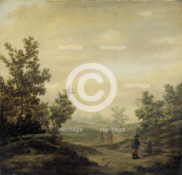 Road in the Dunes, c.1629-c.1684. Creator: Claes van Beresteyn.
