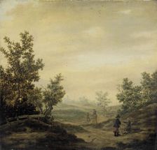 Road in the Dunes, c.1629-c.1684. Creator: Claes van Beresteyn