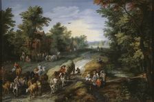 Road in the Environs of a City, 1611. Creator: Jan Brueghel the Elder