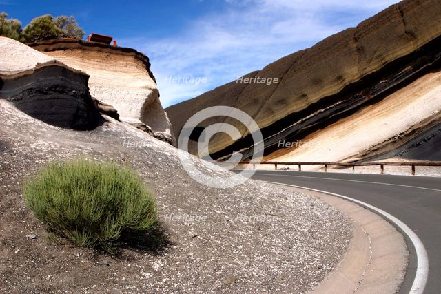 Road in the Parque Nacional del Teide, Tenerife, Canary Islands, 2007.