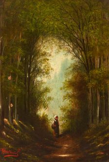 Road in the Woods, 2nd half of 19th century. Creator: Unknown