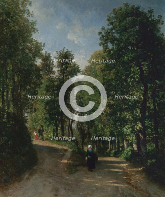 Road in the Woods, mid-1840s. Creator: Constant Troyon.