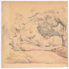 Road in Provence, c. 1885. Creator: Paul Cezanne