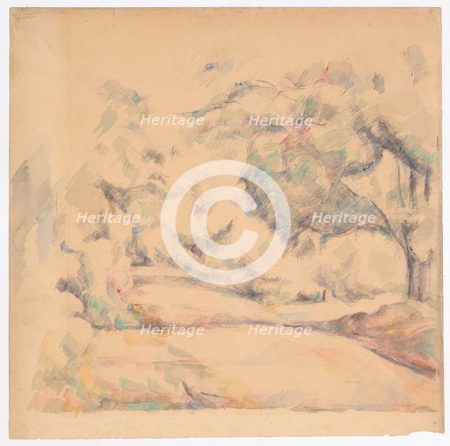 Road in Provence, c. 1885. Creator: Paul Cezanne.
