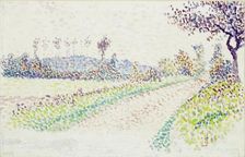 Road near Eragny, 1886. Artist: Lucien Pissarro