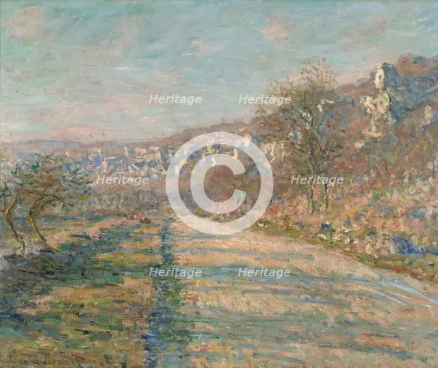 Road of La Roche-Guyon, 1880. Artist: Monet, Claude (1840-1926)