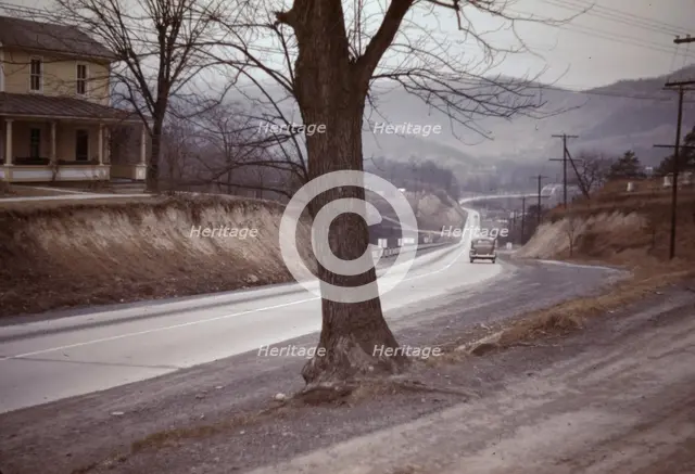 Road out of Romney, West Va., 1942 or 1943. Creator: John Vachon.