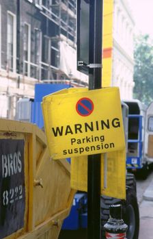Road sign.London 1998