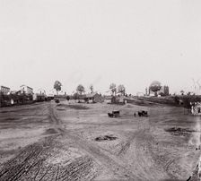 [Roads leading into a small town]. Brady album, p. 123, 1861-65. Creator: Unknown