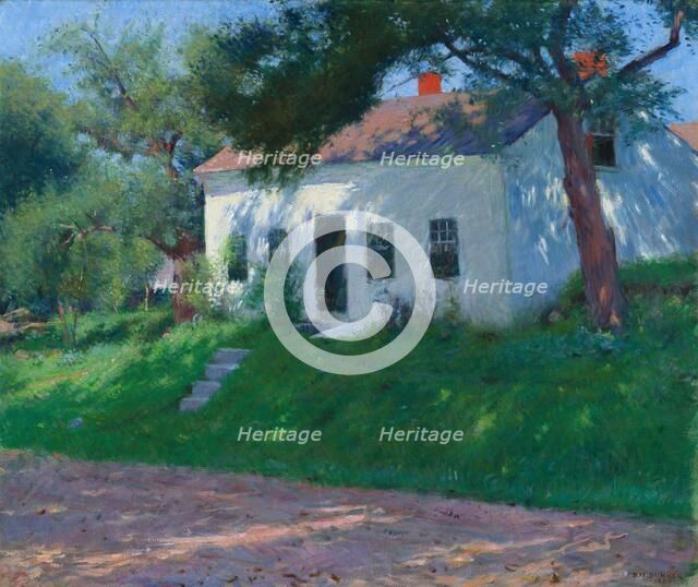 Roadside Cottage, 1889. Creator: Dennis Miller Bunker.