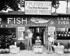 Roadside stand near Birmingham, Alabama, 1936. Creator: Walker Evans