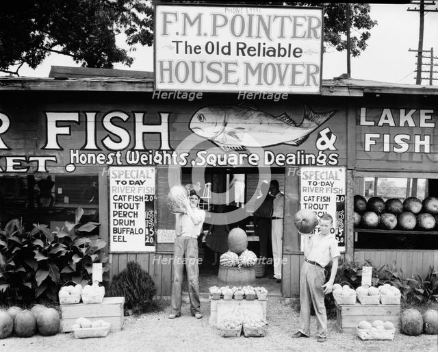 Roadside stand near Birmingham, Alabama, 1936. Creator: Walker Evans.