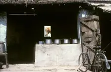 Roadside restaurant, India, 1988. Creator: Amanda Waite