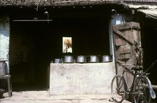 Roadside restaurant, India, 1988. Creator: Amanda Waite