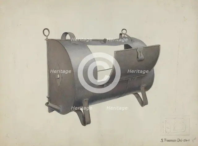 Roasting Oven, c. 1937. Creator: Samuel Fineman.