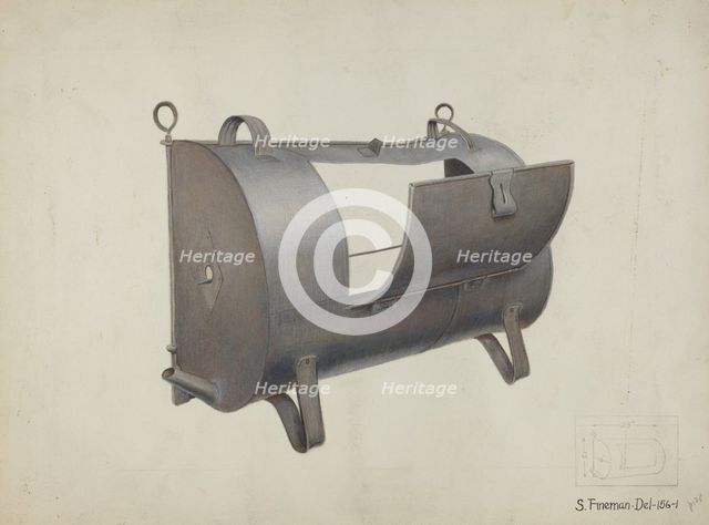 Roasting Oven, c. 1937. Creator: Samuel Fineman.