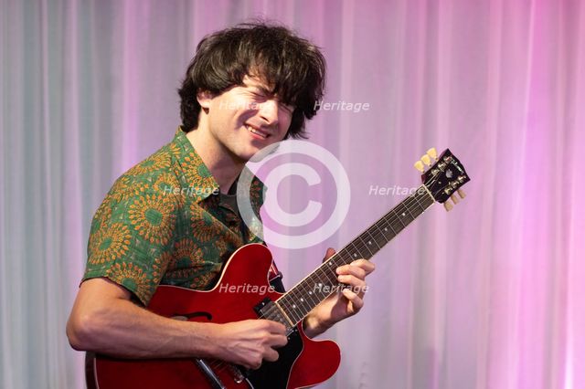 Rob Luft, Arild Anderson Trio, Watermill Jazz Club, Dorking, Surrey, June 2026. Creator: Brian O'Connor.
