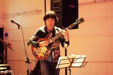 Rob Luft, Byron Wallen 4 Corners, Battle Jazz Festival, Battle, East Sussex, July 2023. Creator: Brian O'Connor