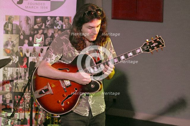 Rob Luft, Eddie Parker’s Airborn, Watermill Jazz Club, Dorking, Surrey, March 2025. Creator: Brian O'Connor.